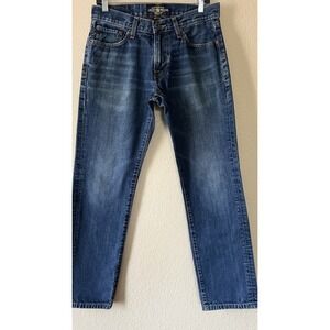 Lucky Brand 221 Original Straight Mens Dark Wash Denim Jeans size 30x30    A0006